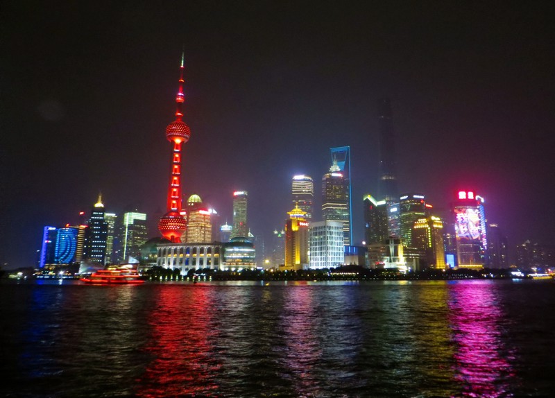Pudong skyline from the Bund