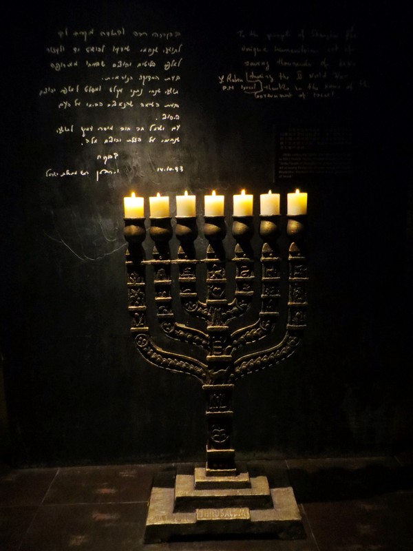 Memorial in the Ohel Moishe Synagogue