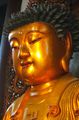 Gilded face, Jade Buddha Temple