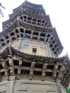 One of the stone pagodas at the Kaiyuan Temple