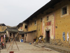Tulou front yard