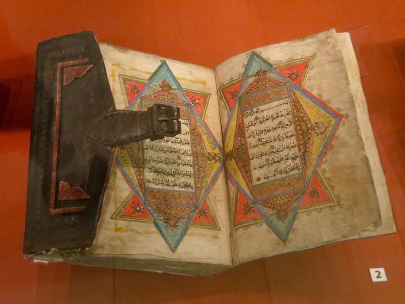 Leather bound gilded Koran