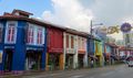 Colourful shophouses in Little India