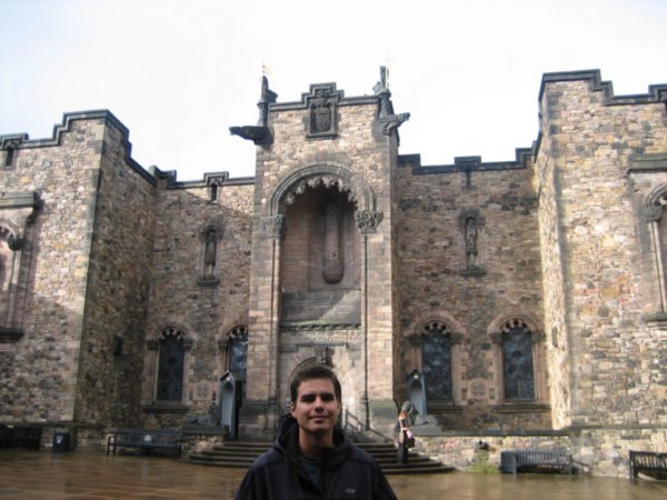 Sam at Edinburgh Castle