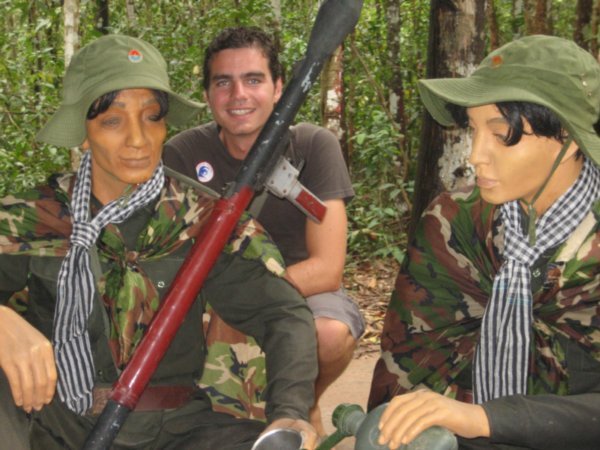 Sam chilling with the Viet Cong