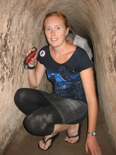Jane in tunnel