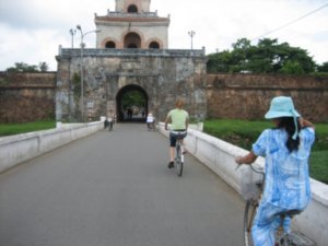 Cycling into the citidel, Hue