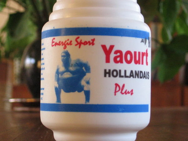 Eat yoghurt and you will look like a sumo man