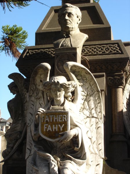 Father Fahy's tomb