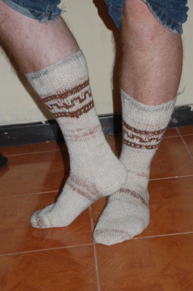 Darrens new socks