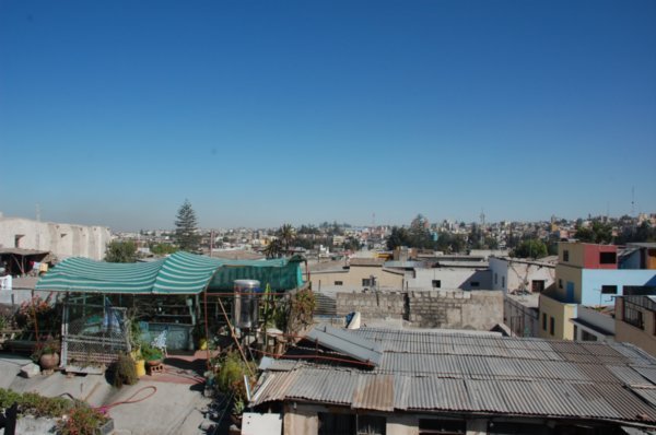 View from hostel roof