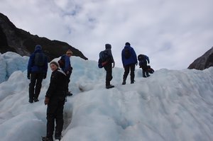 Trekking on Franz Josef