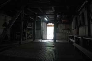 Inside longhouse