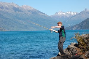 Fishing in Bariloche Argentina