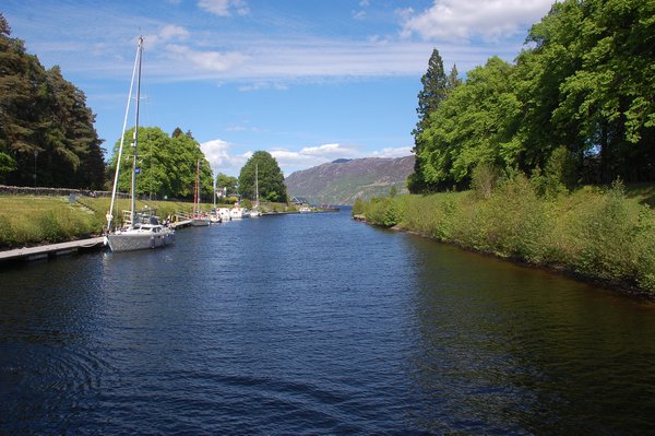 Canal leading to Loch Ness
