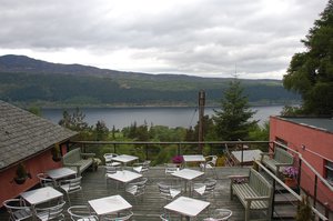 View of Loch Ness from our hotel room
