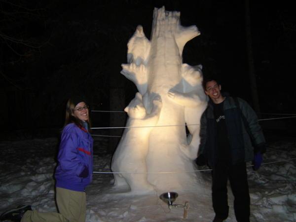 Escultura de Neve! O.o
