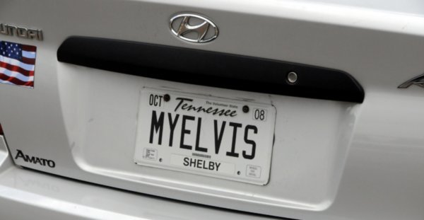 Elvis Number Plate