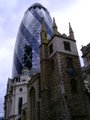 the gerkin London what a juxtaposition!