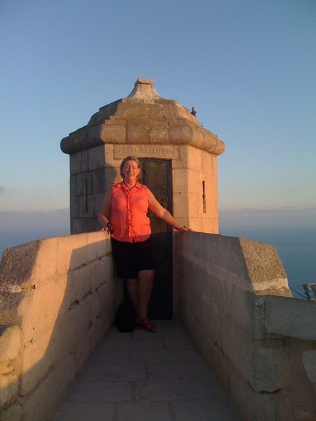 Me on top of Alicante castle