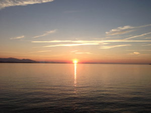 sunset on Lake Konstanz