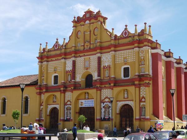 the cute cathedral in the main plaza