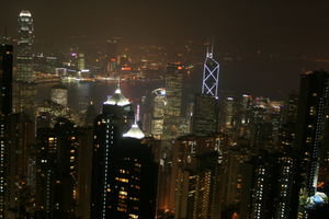 Hong Kong At Night Hong Kong At Night