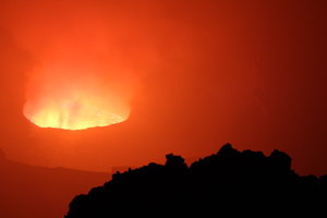 Stunning View Of Nyiragongo Volcano
