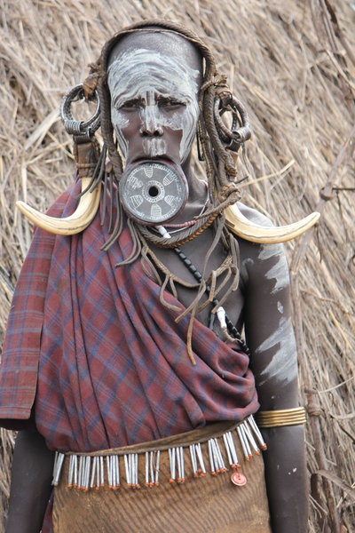 Mursi Tribal Woman