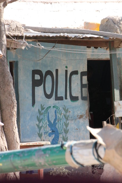 Somali Police Check Point
