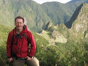 me, overlooking Machu Picchu