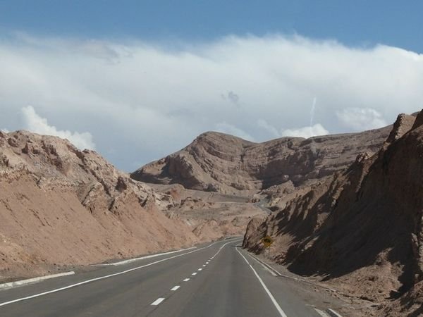 the road to Calama