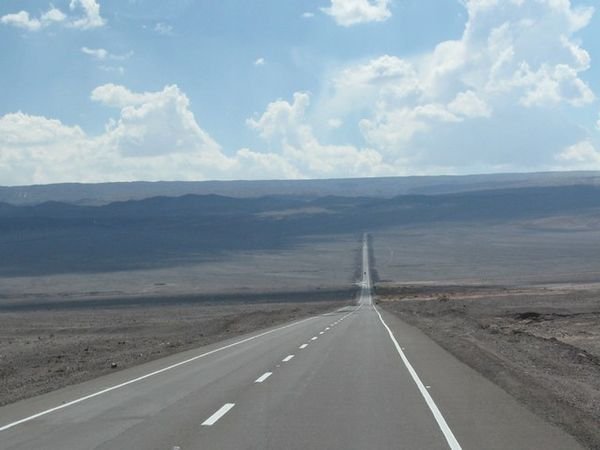 the road to Calama