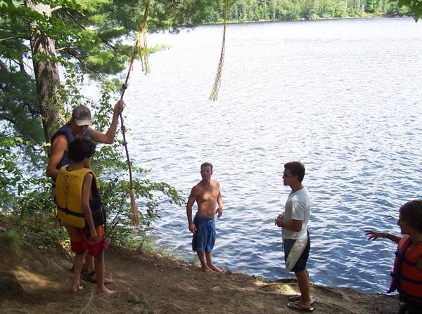 The rope swing
