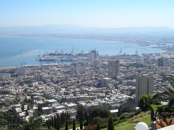 Aerial view of Haifa
