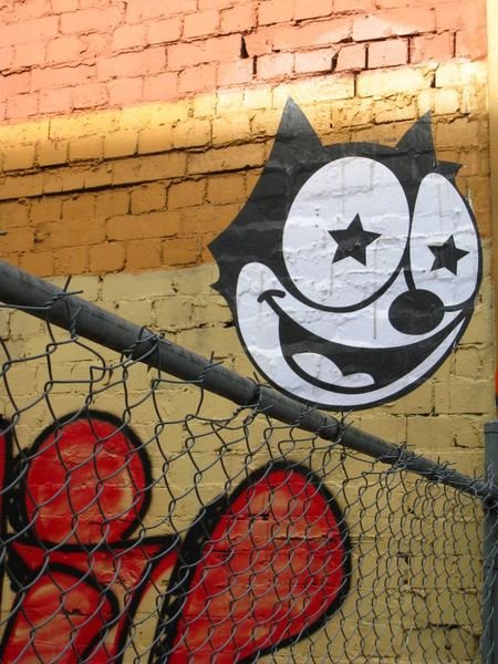 Felix The Graffiti Artist - Original Painting. Felix the cat painting, Graffiti  wall art —