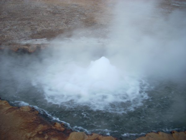 Another Simmering Geyser
