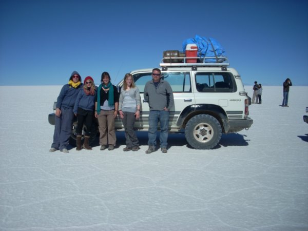 Group Photo in the salt flats