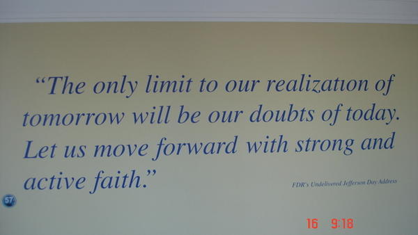 Quote from FDR
