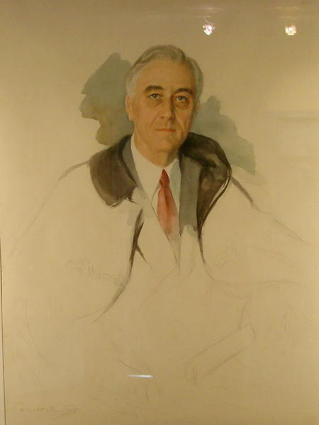 Unfinisheed Portrait of FDR