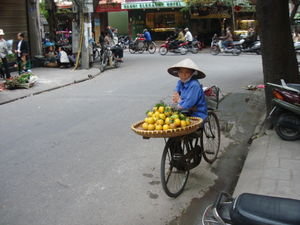 Street Seller of Bananas