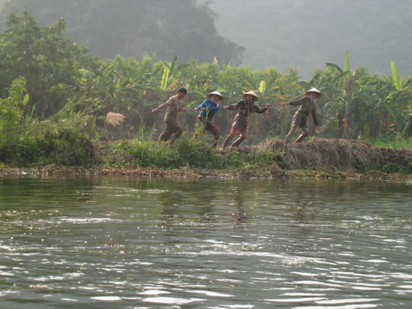 Casting the fishing net