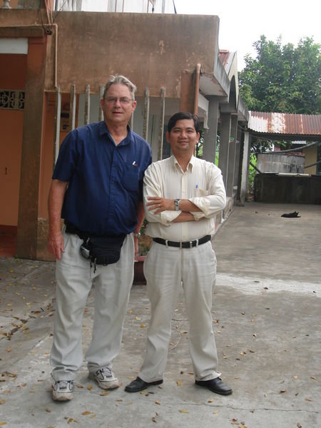 Kent Converse and Professor Trung