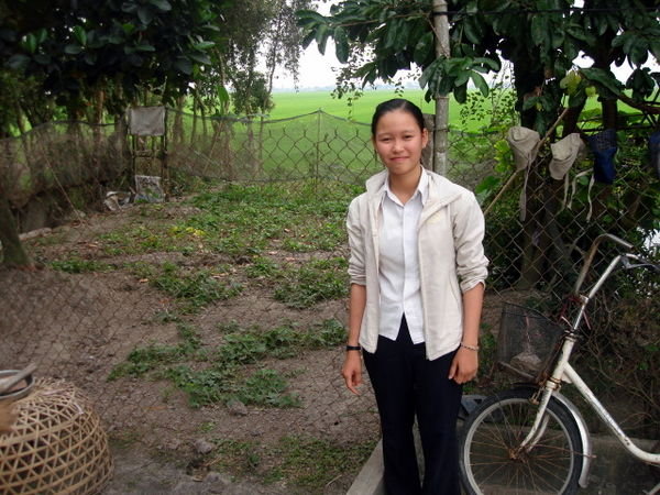 Miss Hoa and her Dad's Rice Field