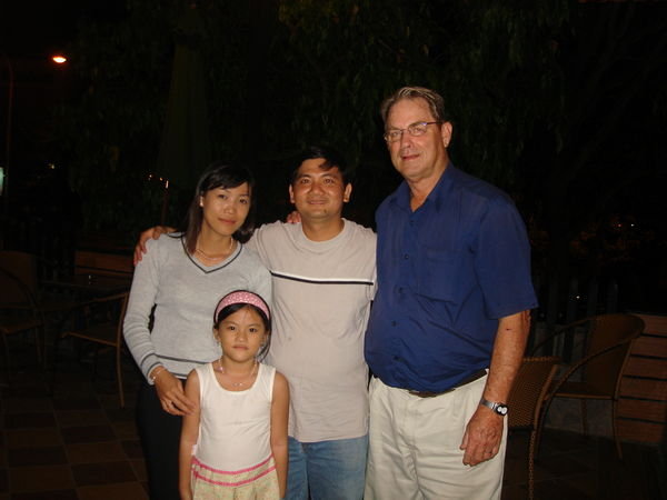 Prof. Trung's family and me