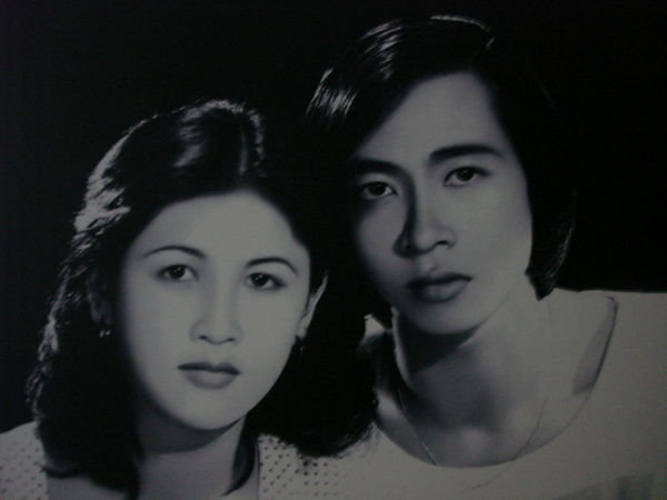 Scarlet O'hara and Mr. Hien in their younger days
