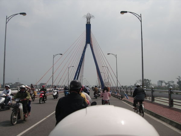 Going over the bridge to Danang
