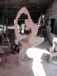 Marble sculpturing in Non Nuoc Hamlet