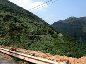 On the road to Hai Van Pass