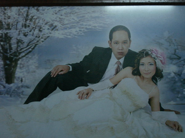 Phuong and husband on Marriage